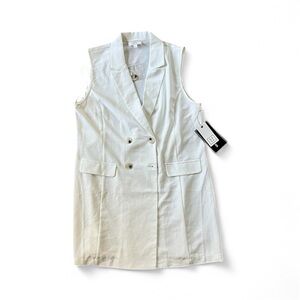 Have Cream Blazer with Button Detail